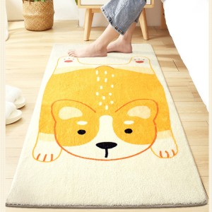 Simple imitation cashmere carpet household dirt-resistant mat