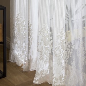 High Quality Living Room Modern Voile White Decorative Wedding Curtains