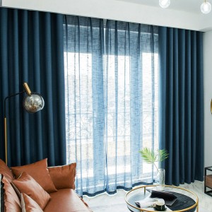 linen appearance curtains for living room high blackout solid color blackout curtains