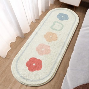 Bedroom carpet girl bay window bedside floor mat net red cute girl child cartoon