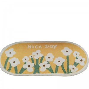 Nordic imitation cashmere girl bedroom bedside blanket bay window mat