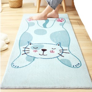 Simple imitation cashmere carpet household dirt-resistant mat