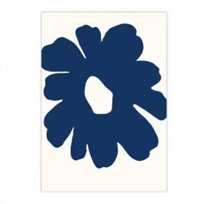 Modern minimalist abstract flower imitation cashmere carpet floor mat bedside rug