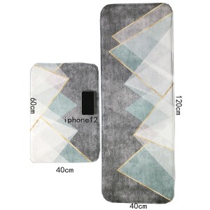 Nordic geometric minimalist flannel kitchen living room bedroom bedside carpet floor mat