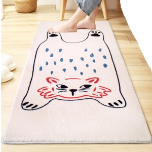 Simple imitation cashmere carpet household dirt-resistant mat