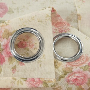 Printed hotel curtains Curtains of European living room