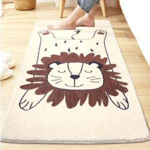 Simple imitation cashmere carpet household dirt-resistant mat