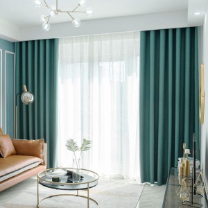 linen appearance curtains for living room high blackout solid color blackout curtains