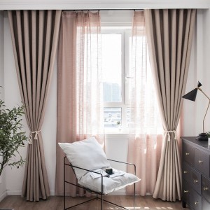 linen appearance curtains for living room high blackout solid color blackout curtains