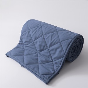 Hot sale cotton release anxious heavy adult weighted blanket for insomnia and high intensity working people