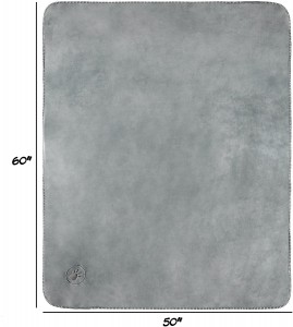 TEX-CEL ODM Polyester Reversible Weighted Light Grey Dog Waterproof Pet Blanket