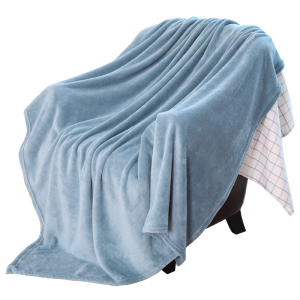Solid Coral Fleece Good Quality Blanket Throw Comfortable Throw