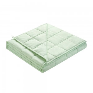 Zonli Best Sellers Amazon Soft 15Lbs Cooling Cotton Bamboo Weighted Blanket For Kids Adult