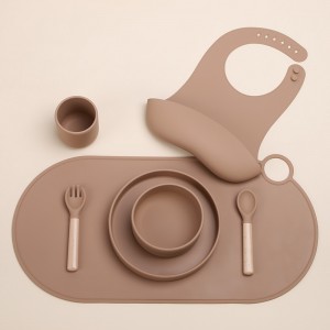 Toddler Christmas Custom Silicone Plate Kids Baby Feeding Placemat Set Waterproof Non Slip Silicone Table Place Mats