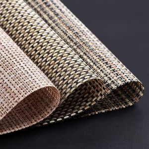 Wholesale Luxury PVC Woven Placemat Water Proof Dinning Table Place Mat