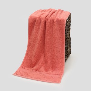 China Manufacturers Wholesale Good quality Cheap price super soft pure color luxury towels bath 100% cotton gift set