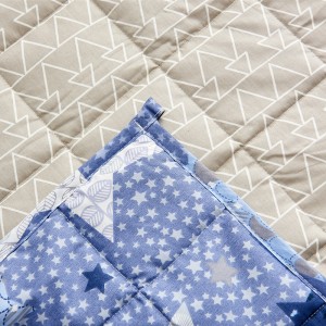 Chevron Cellular Duvet Cover Pink Minky Children Baby Kids Weighted Blanket For Kids
