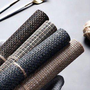 Wholesale Luxury PVC Woven Placemat Water Proof Dinning Table Place Mat
