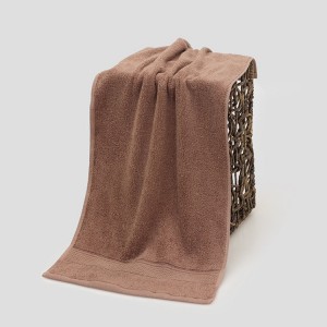 China Manufacturers Wholesale Good quality Cheap price super soft pure color luxury towels bath 100% cotton gift set