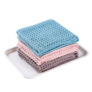 Wholesale Waffle 100% Cotton Kitchen Towel Tea Towel