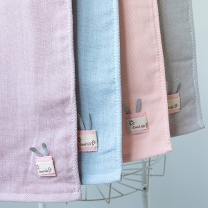 Wholesale simple patch cotton absorbent children’s face towel sustainable children’s face towel