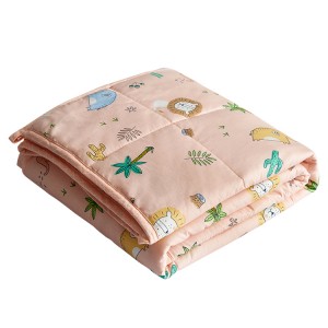 Chevron Cellular Duvet Cover Pink Minky Children Baby Kids Weighted Blanket For Kids