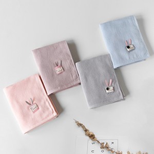 Wholesale simple patch cotton absorbent children’s face towel sustainable children’s face towel