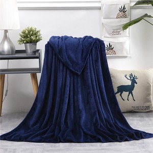 China Factory 100%polyester Super Soft Throw Blanket For Winter