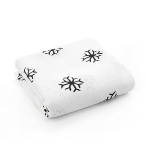 Wholesale 100% Organic Cotton Printed Newborn Fabric Wrap Blanket 4747 Baby Nursery Muslin Swaddle Blanket