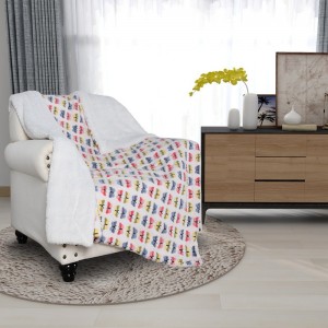 Wholesale Luxury Weighted Flannel Fleece Blanket, Super Soft Warm Sherpa Fleece Blanket for Baby