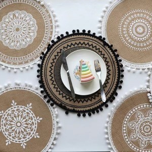 Environment Protection Elegant Placemat Pad Dining Table Mat Decor mat Heat Insulation Placemats