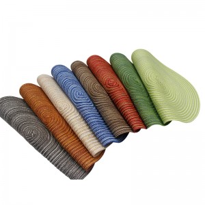 Round Cotton Dining Table Place Mats Anti-slip Woven Braided Placemat