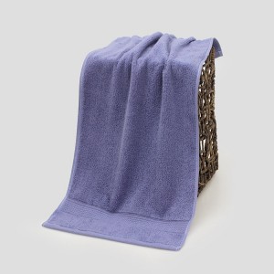China Manufacturers Wholesale Good quality Cheap price super soft pure color luxury towels bath 100% cotton gift set