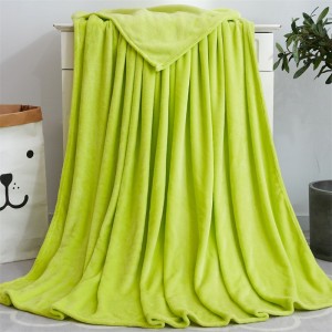 Good Quality Custom Soft Polyester Fleece Throw Blanket For Winter bed blankets