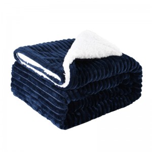 Wholesale Luxury Weighted Flannel Fleece Blanket, Super Soft Warm Sherpa Fleece Blanket for Baby