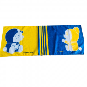Japanese cotton traditional hand towel used in tea ceremony doraemon custom printed design tenugui