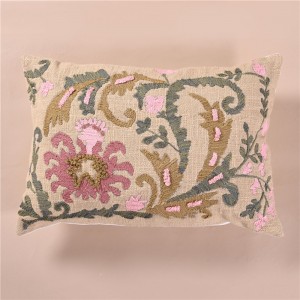 Boho Decorative Pillow Case Cover Bohemian Tufted Woven Throw Pillows Handmade Circle Embroidery Cushion cover