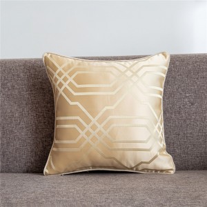 Cushion Pillow Geometric Design Throw Pillow Cover With Piping 45X45cm Cushion Covers Decorative Home