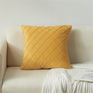 Decorative 45cm x 45cm Square Throw Luxury Pillow Cover Velvet Cushion Cover for Sofa Bedroom with Invisible Zipper 18×18 Inch