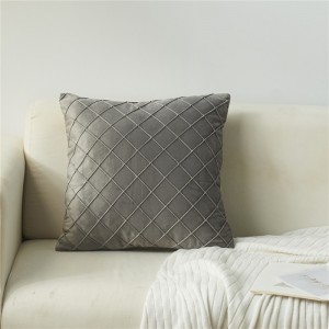 Decorative 45cm x 45cm Square Throw Luxury Pillow Cover Velvet Cushion Cover for Sofa Bedroom with Invisible Zipper 18×18 Inch