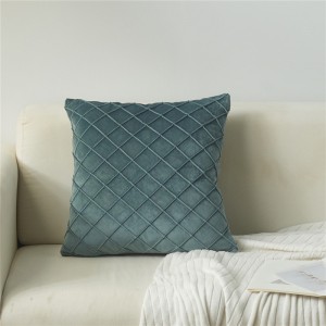 Decorative 45cm x 45cm Square Throw Luxury Pillow Cover Velvet Cushion Cover for Sofa Bedroom with Invisible Zipper 18×18 Inch