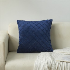 Decorative 45cm x 45cm Square Throw Luxury Pillow Cover Velvet Cushion Cover for Sofa Bedroom with Invisible Zipper 18×18 Inch