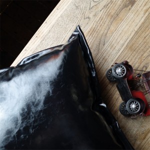 Faux Leather Sofa Pillowcase Industrial Style Bar Soft Accessories Leather Sofa Pillow