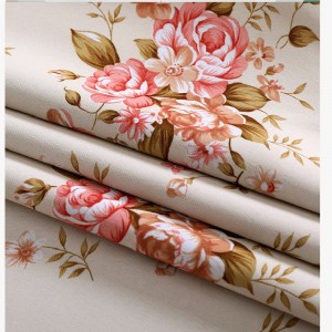 Floral Printed Window Curtain blackout curtain for hotel living room bedroom