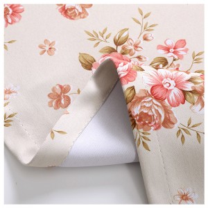 Floral Printed Window Curtain blackout curtain for hotel living room bedroom