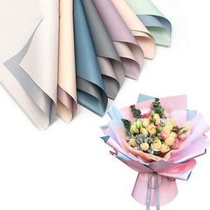 Wholesale Flowers Carnation Paper Christmas Party Gift Wrapping Supplies Neutral Color Florist Wrapping Bouquet Wrapper