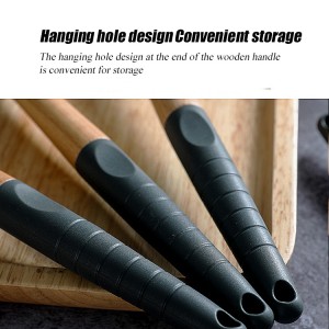 Heat Resistant Food Grade Wood Handle Silicone shovel Silicone Spatula