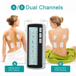 Electric body massager low frequency pain relief health herald pulse digital tens unit therapy machine