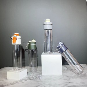Wholesale Eco-Friendly BPA FREE Gym Clear Drinking Plastic Sports Water Bottle portable