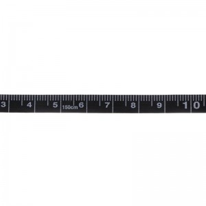 1.5m60inch Black Tape Measures Dual Sided Retractable Tools Automatic ABS Flexible Mini Sewing Measuring Tape